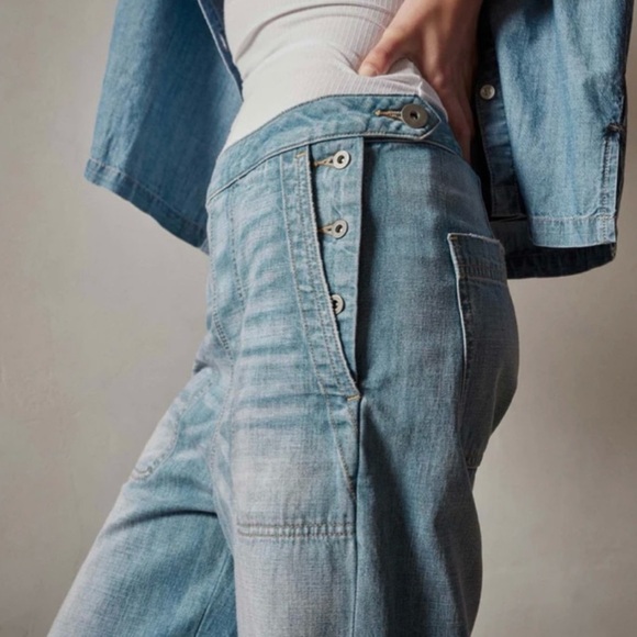 James Perse Pacifica Light Blue Jeans- size 26 - Picture 2 of 14